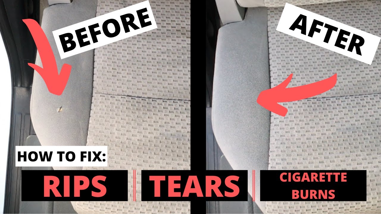 How To Fix A Burn Hole In Your Car Seat